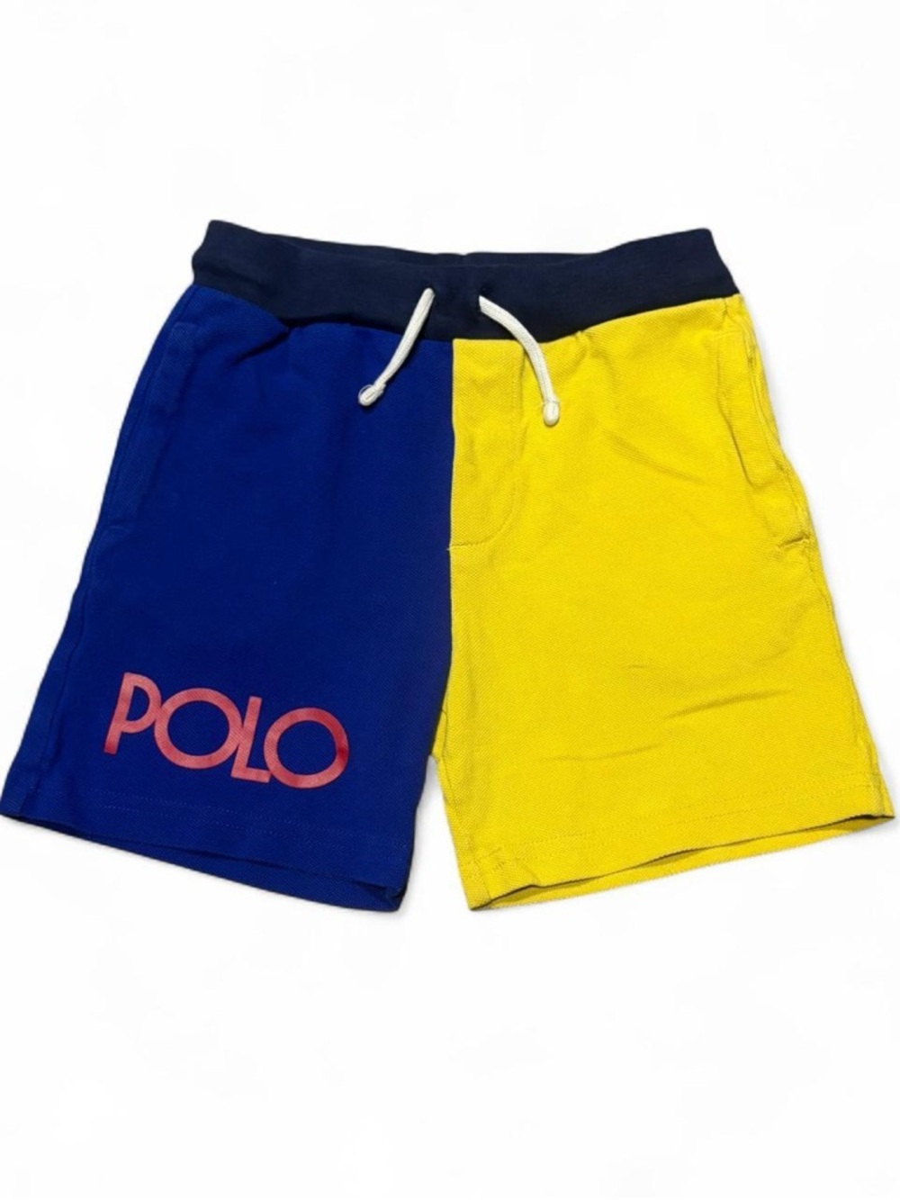 Ralph Lauren Polo Blue & Yellow Shorts Summer Boys Kids Size 5